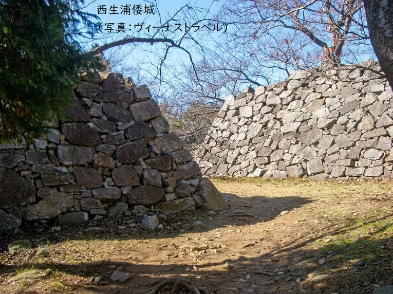 西生浦倭城の小道
