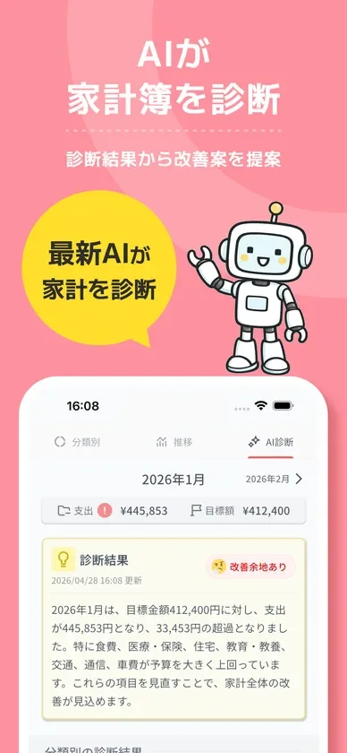 AI家計簿診断