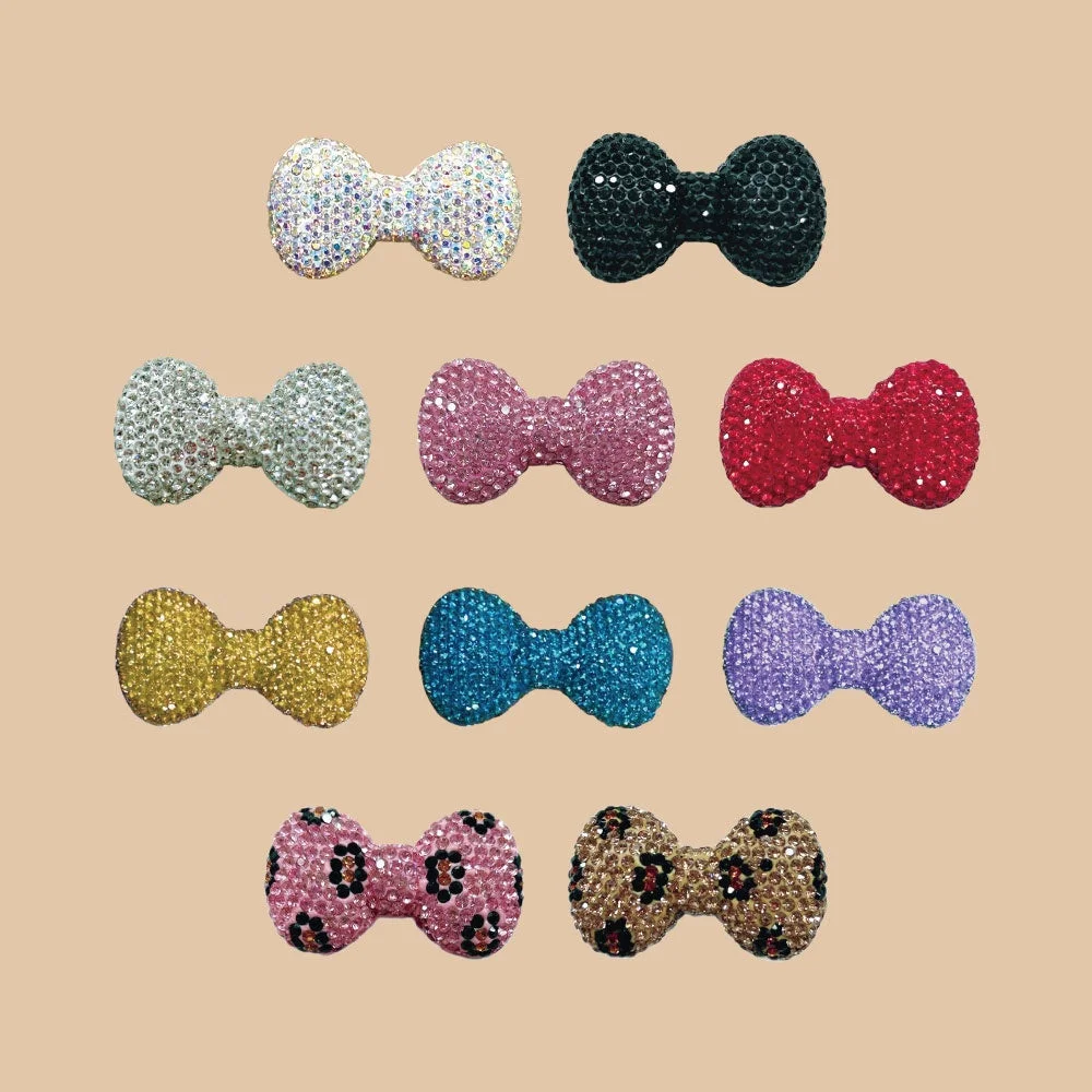 ビジューリボンチャームシール 全10色