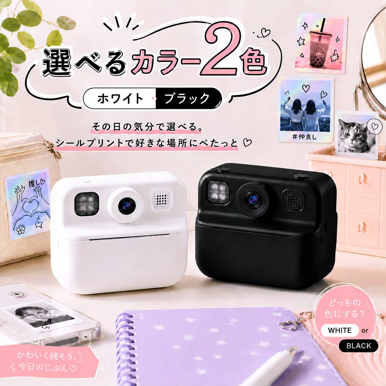 選べるカラー2色