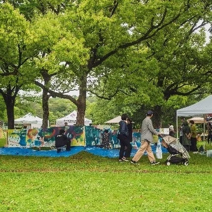 公園でのアートイベント