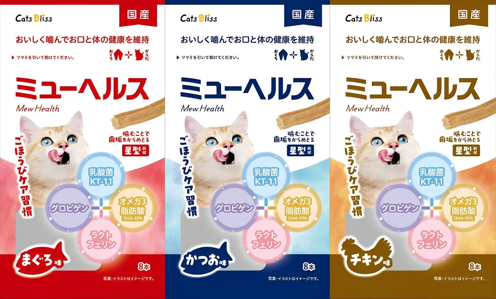 ミューヘルス商品パッケージ