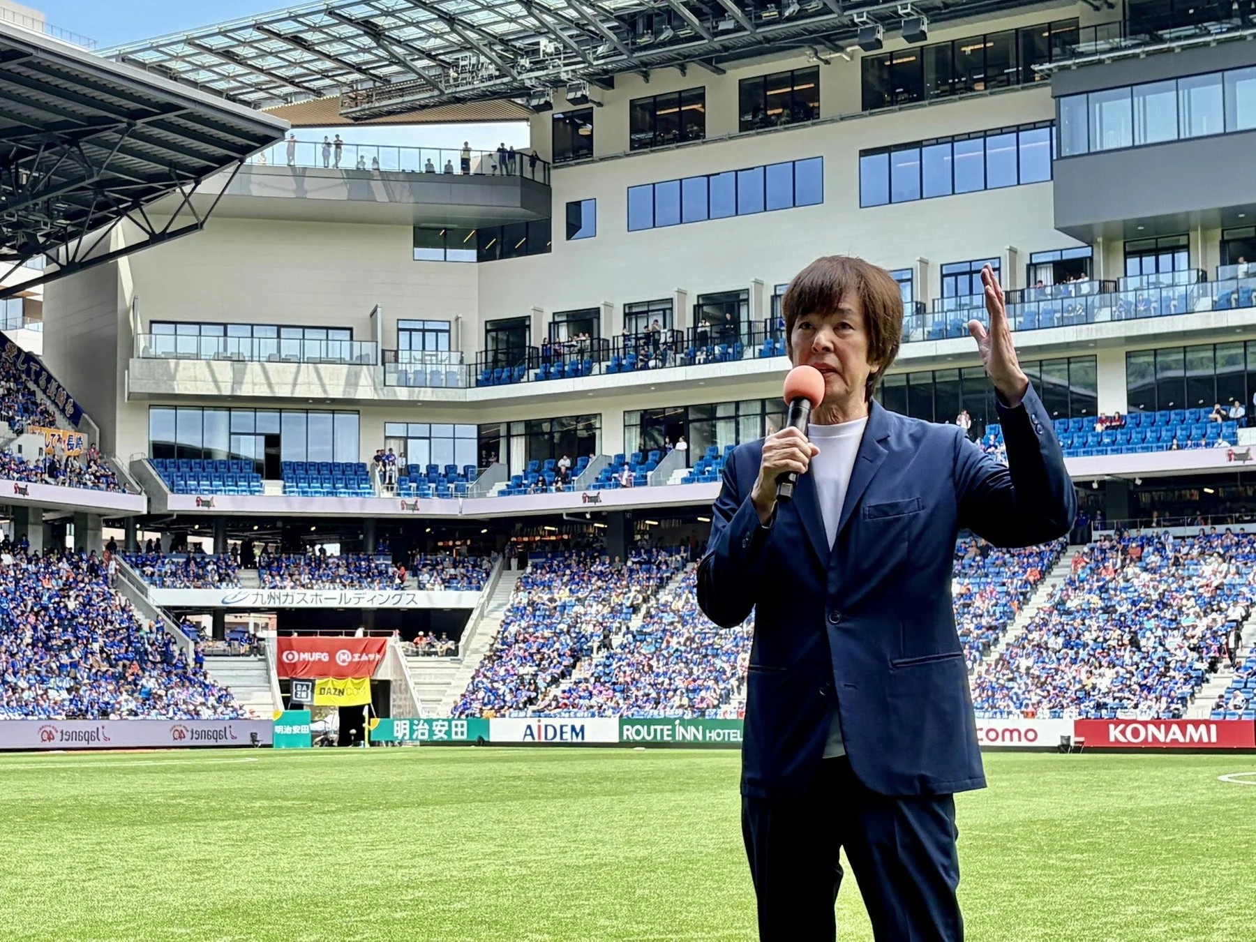 髙田明氏によるキックインセレモニー