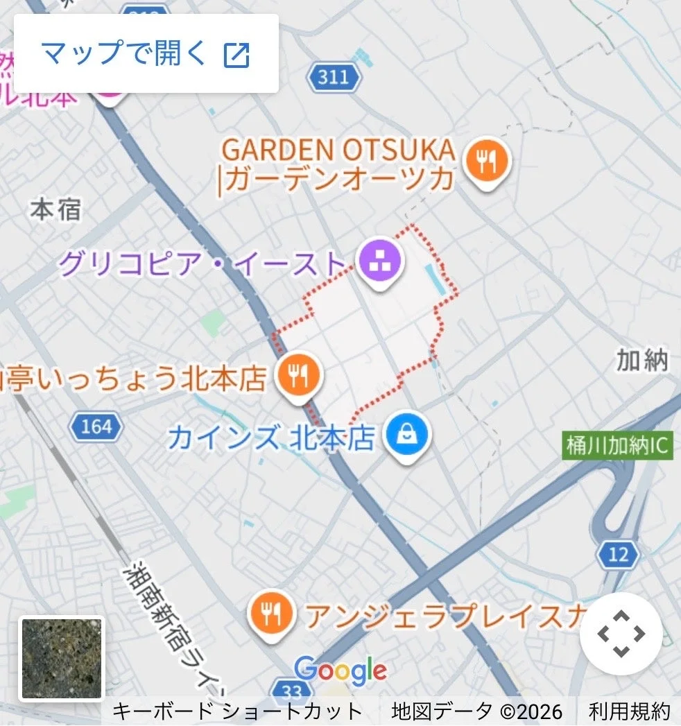エブリデイゴールドラッシュ北本店周辺地図