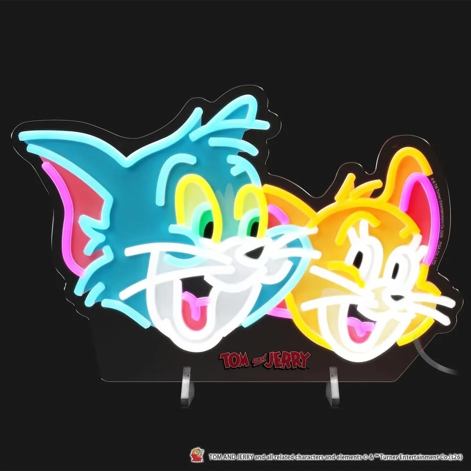 光るトムとジェリーのネオンライト