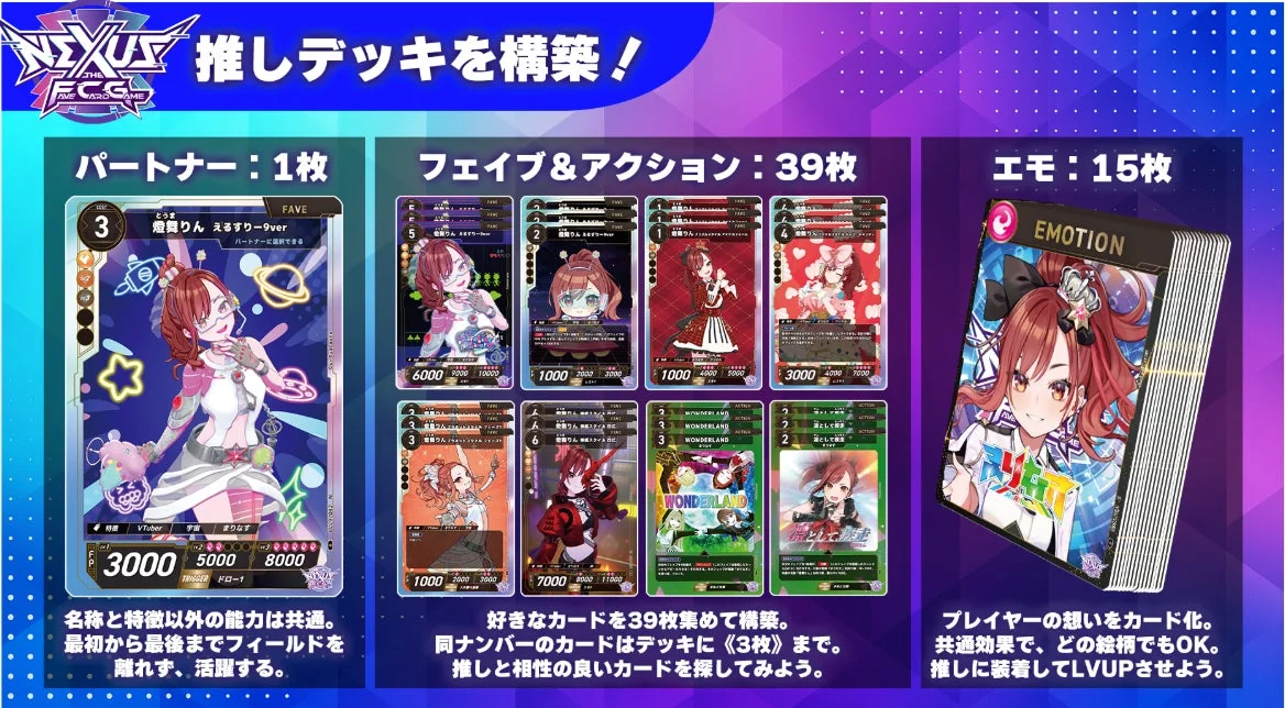 推しデッキを構築！