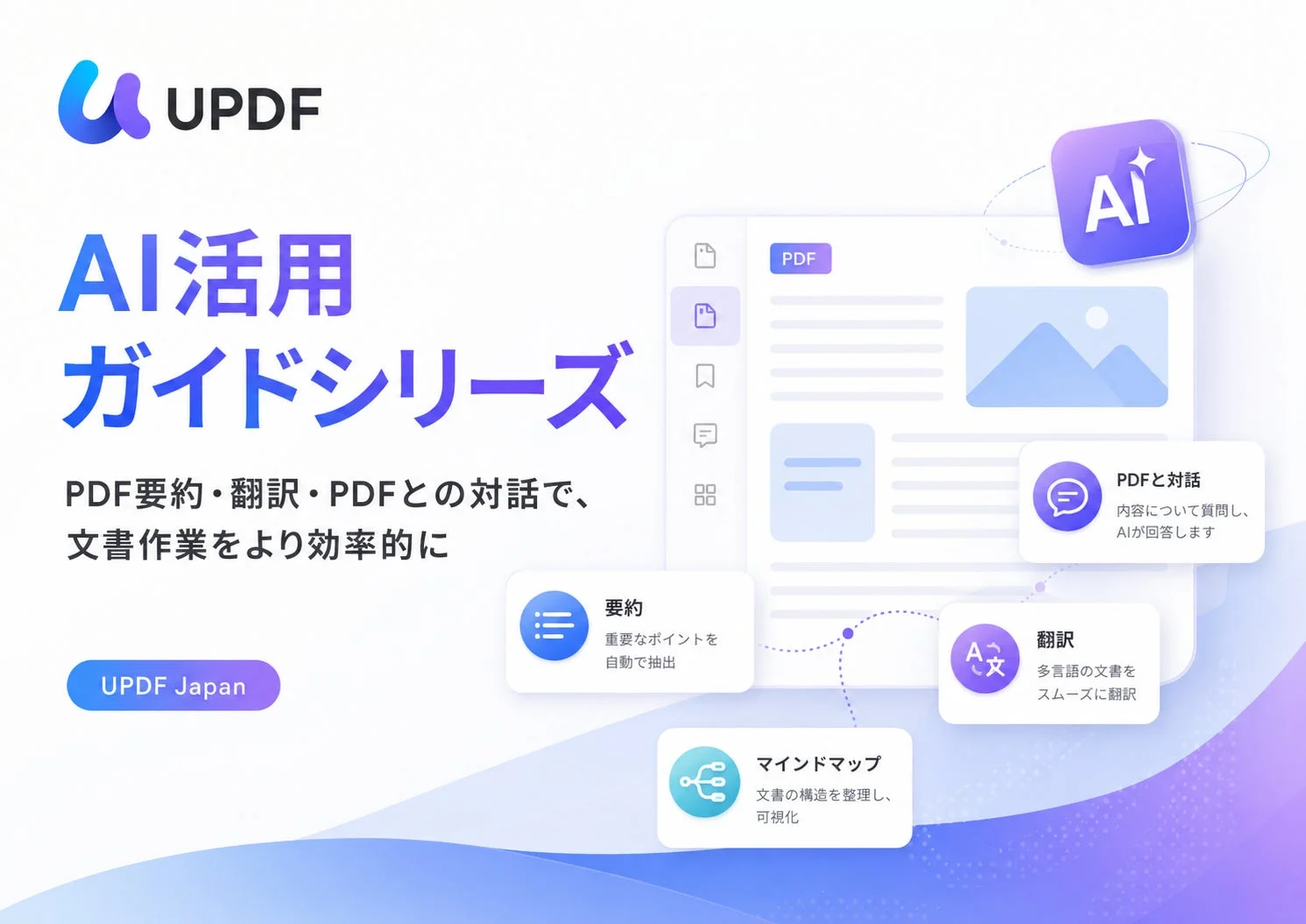 UPDF AI活用ガイドシリーズの紹介