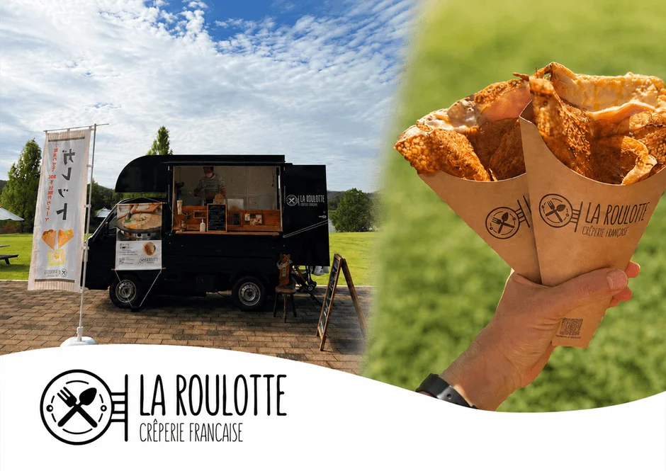 LA ROULOTTEのクレープ