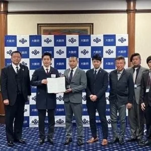 大阪府での災害時連携協定締結式の様子