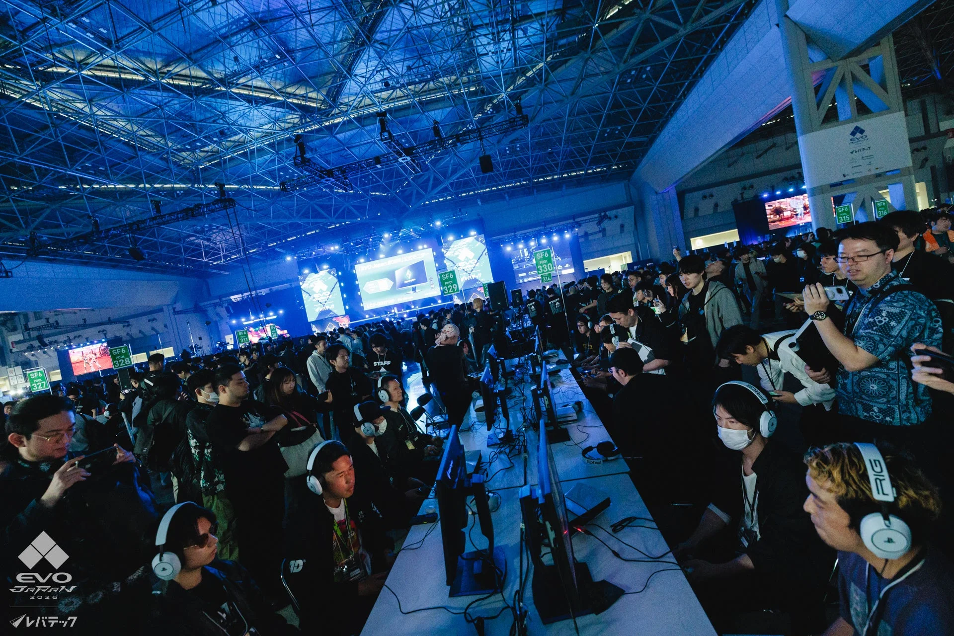 EVO Japanの会場風景
