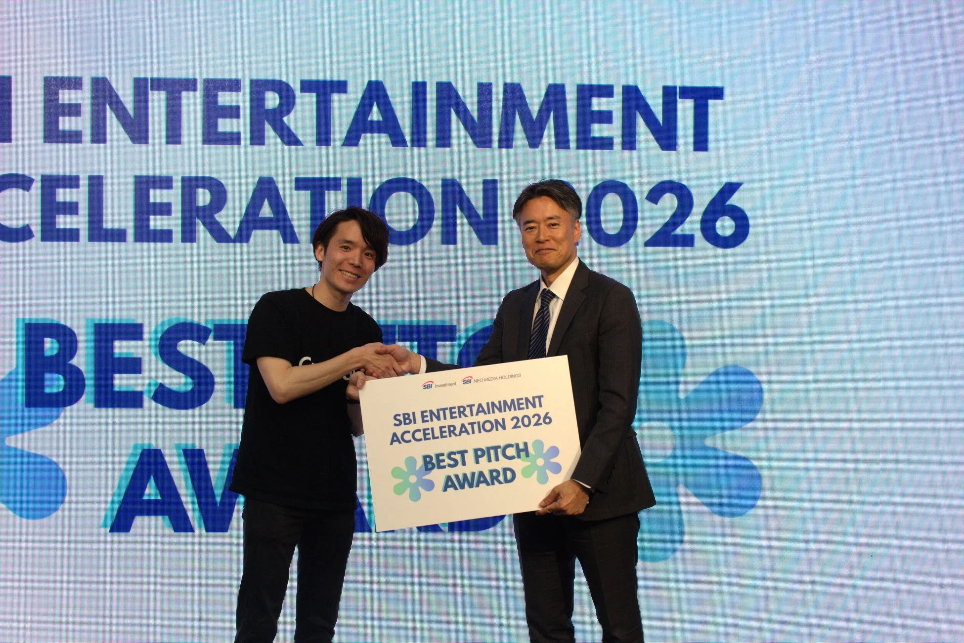 SBI Entertainment Acceleration 2026 BEST PITCH AWARD