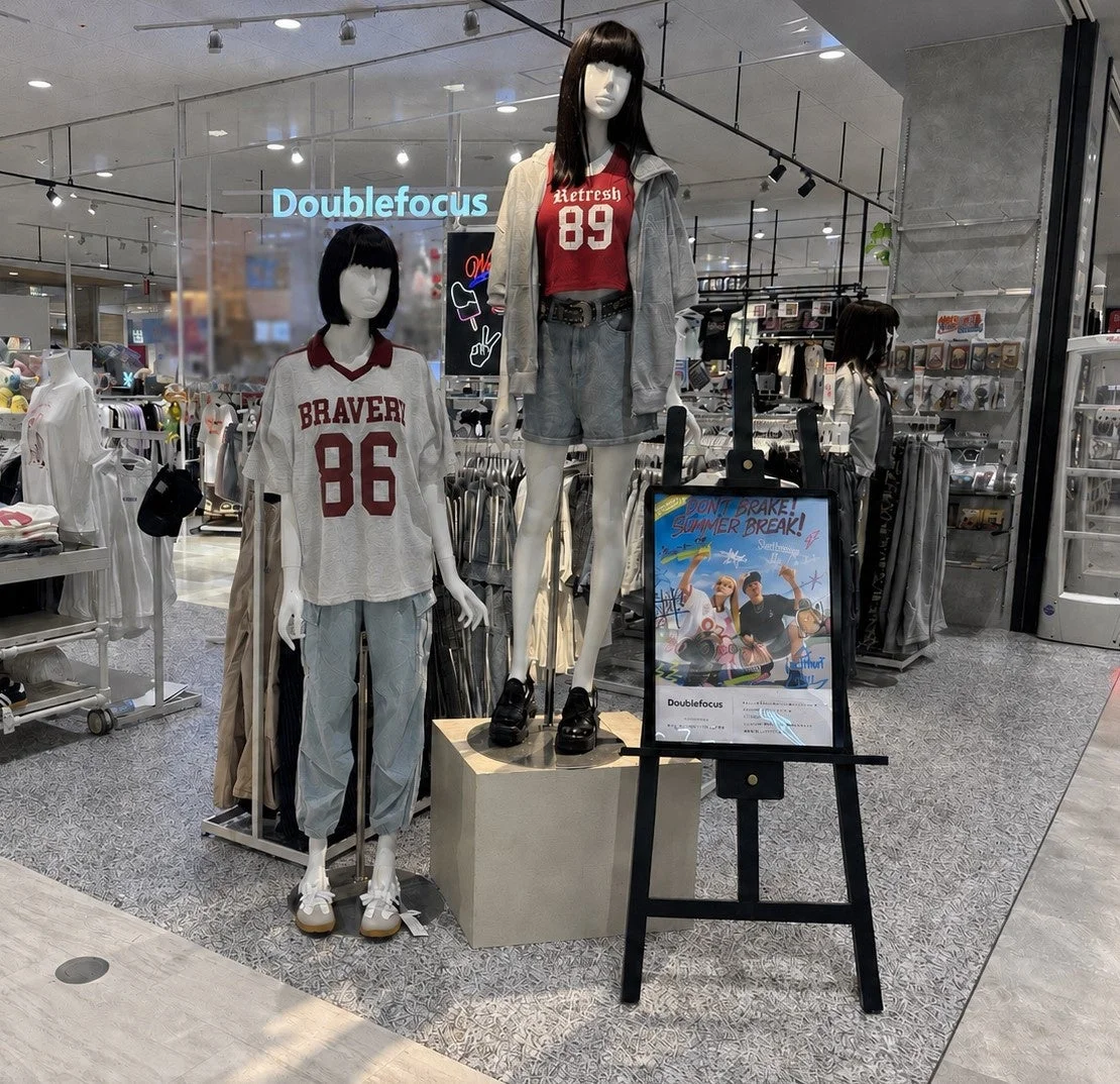 Doublefocus店舗ディスプレイ