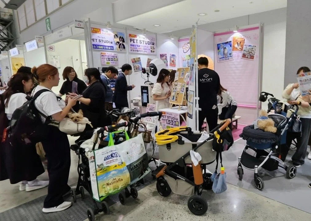 ペット関連のイベント会場の様子