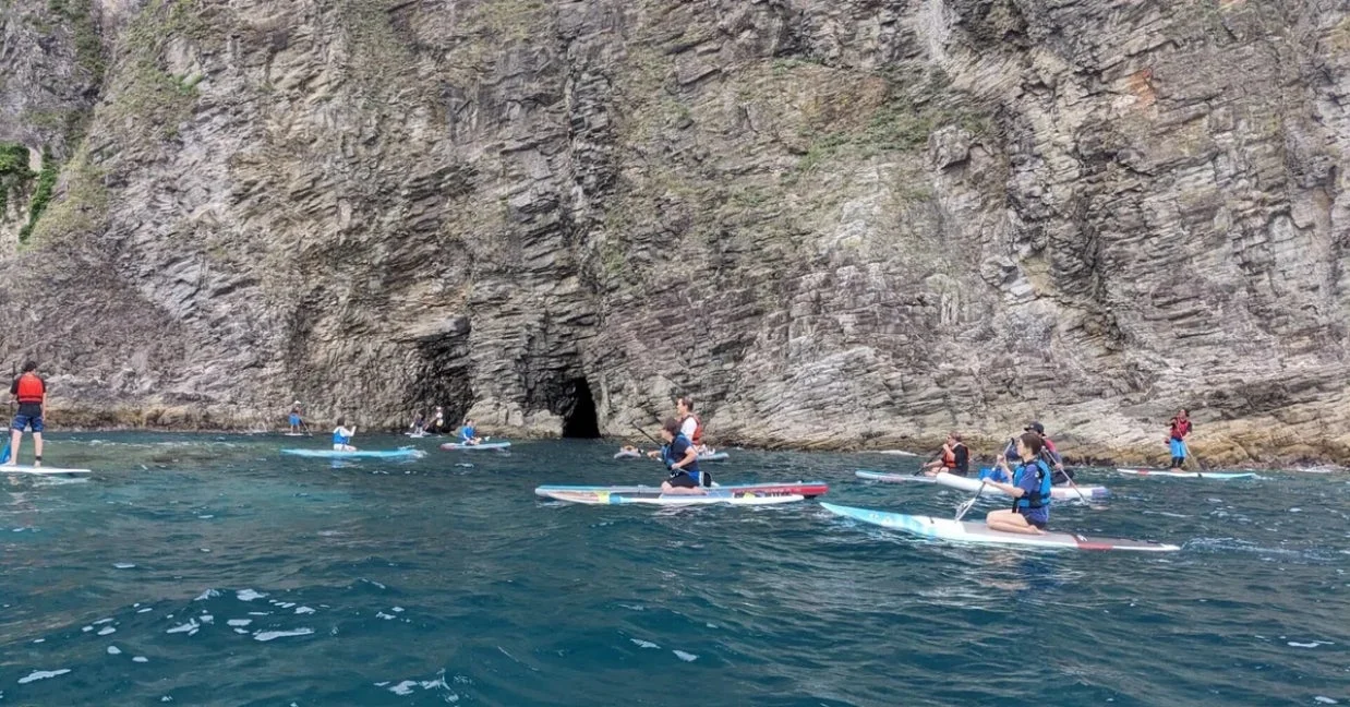 SUPで海上クルージング