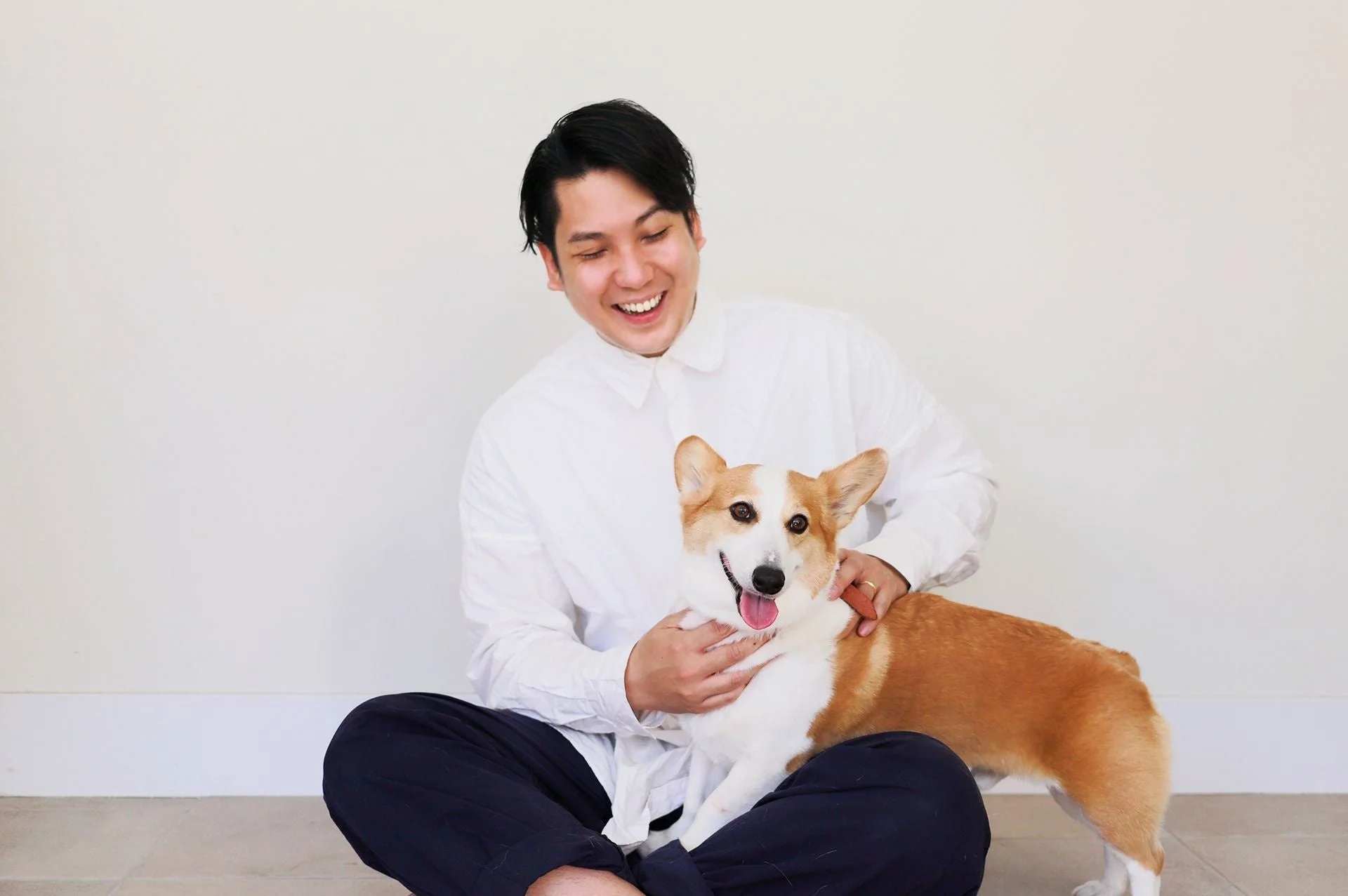 PETOKOTO 代表取締役社長 大久保泰介氏と愛犬