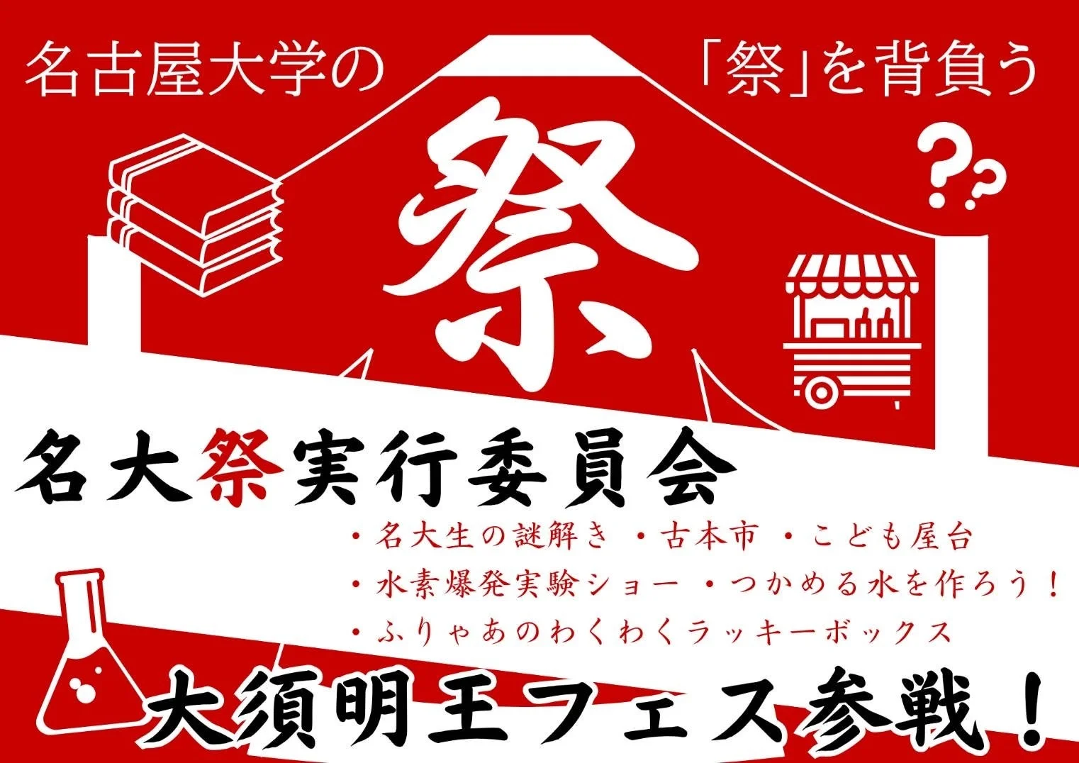 名大祭企画告知ポスター