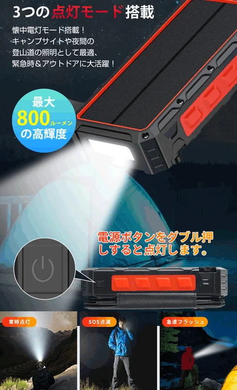 LEDライトの点灯モード