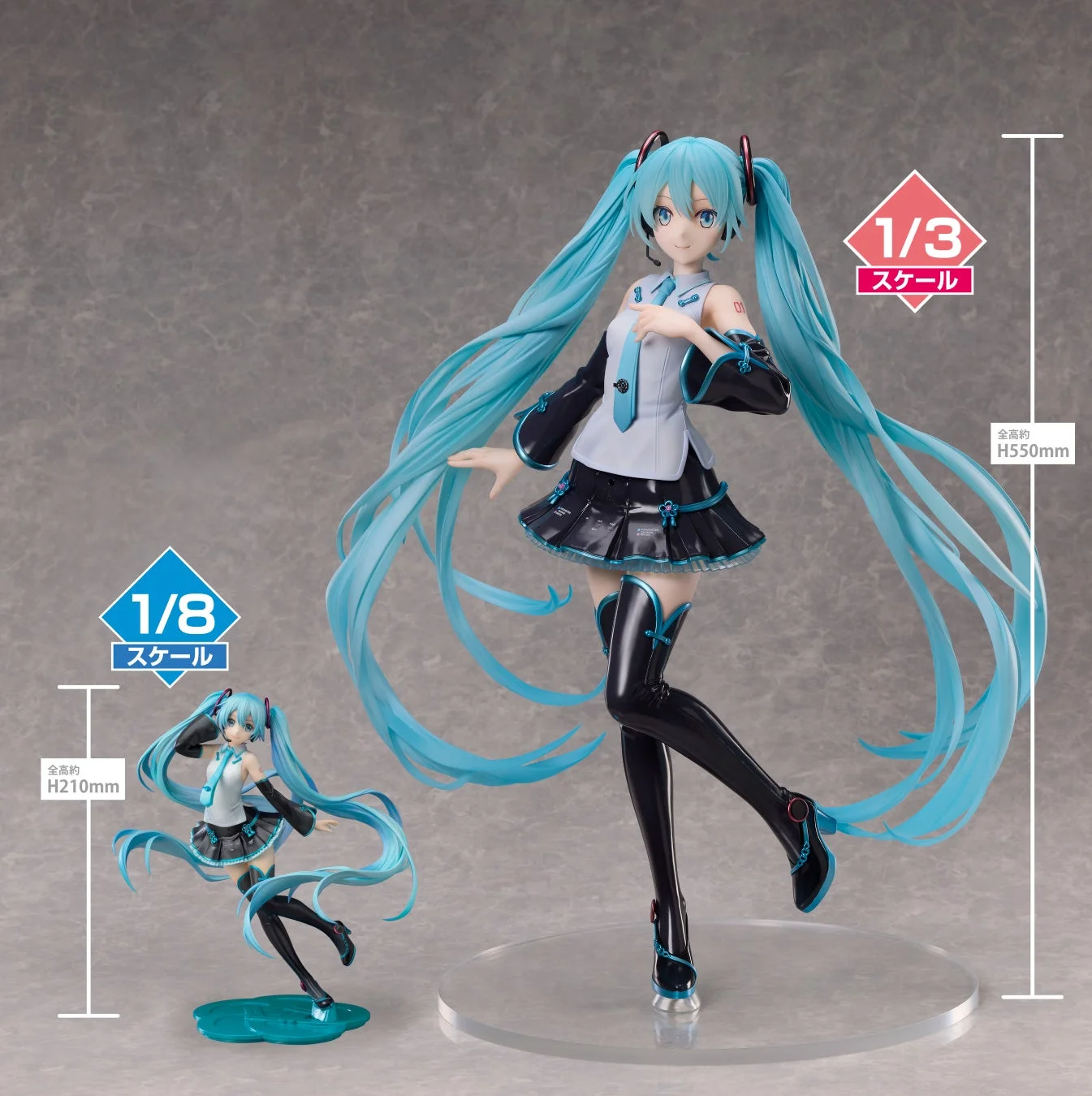 初音ミクV4 CHINESE スケール比較