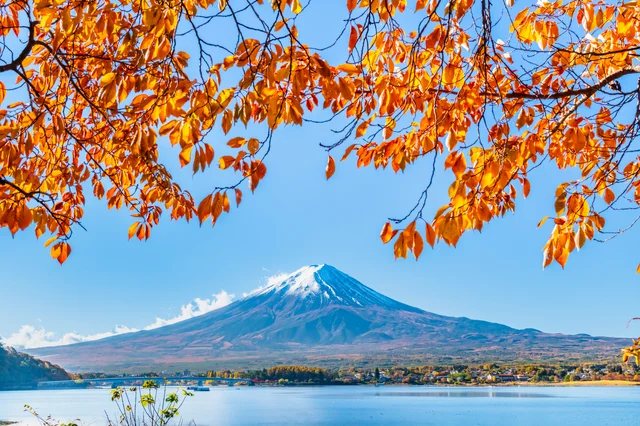 富士山と紅葉