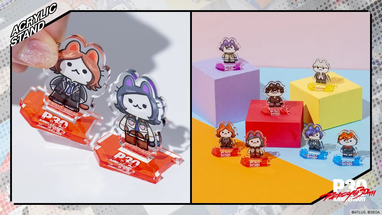 P30th×猫部 猫化ミニアクリルスタンド 7個セット