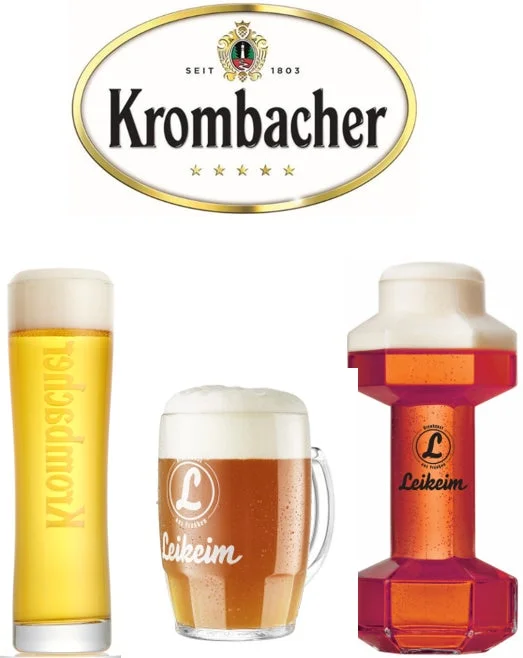 KrombacherとLeikeimのビール