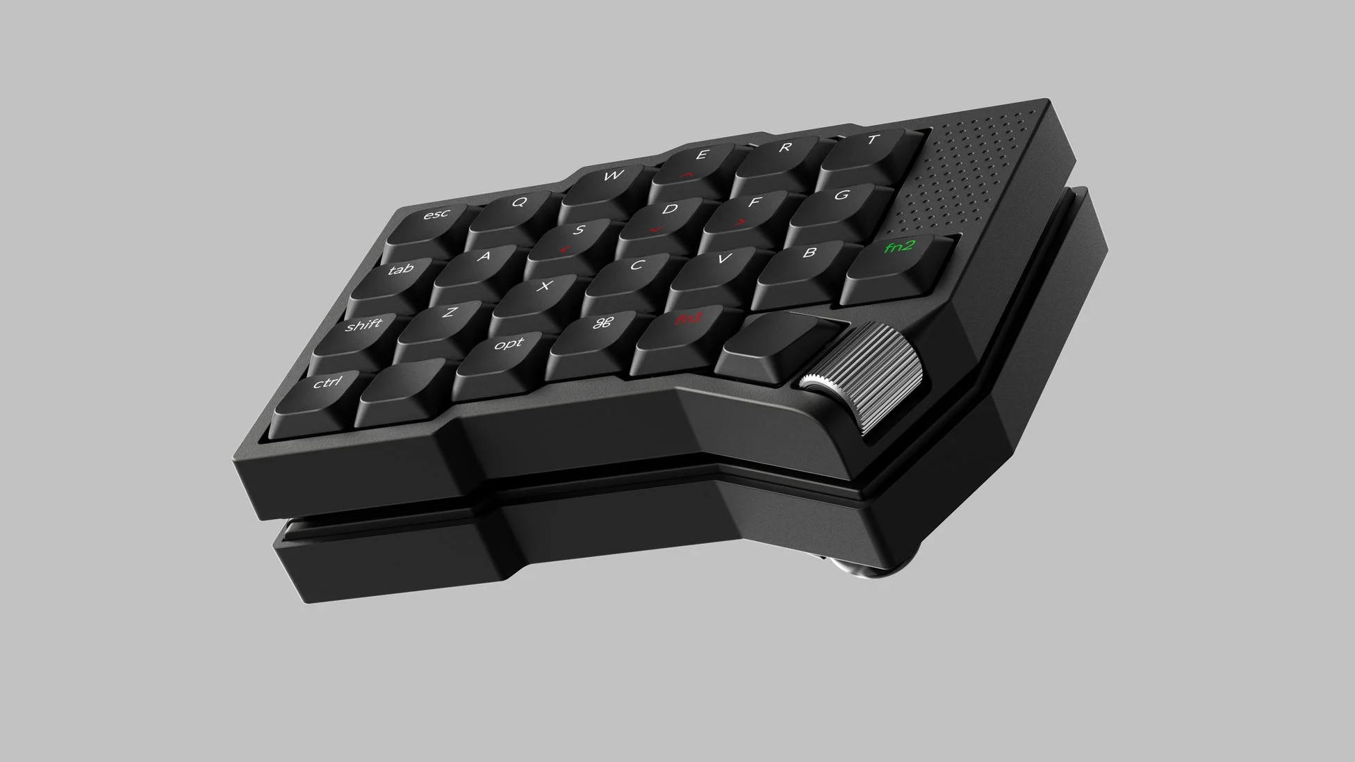 マグネットで吸着したコンパクトなキーボード
