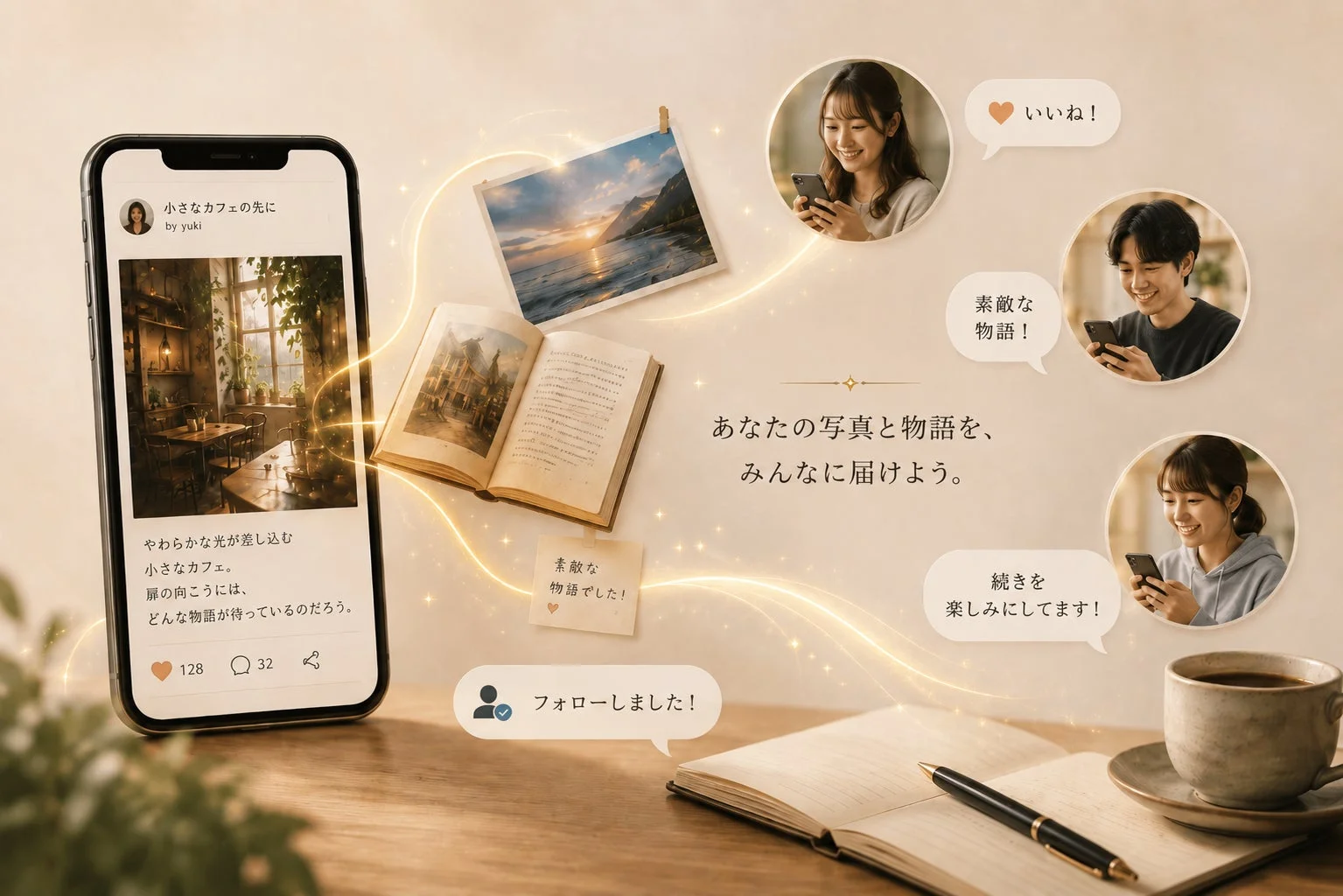 物語の共有と反応