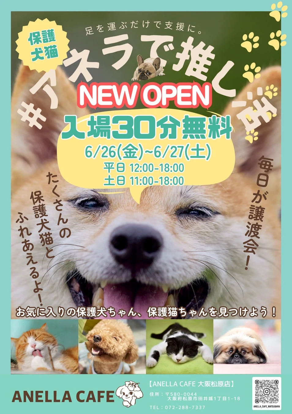 オープン記念キャンペーンポスター