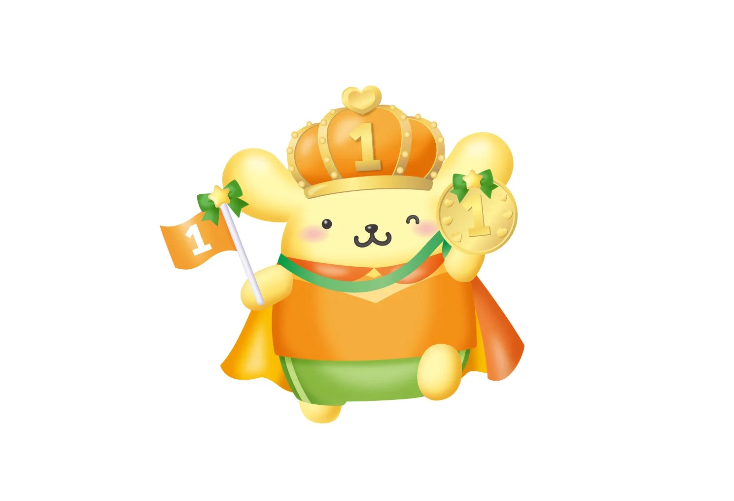 ポムポムプリン 1位