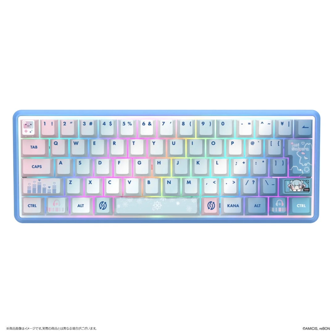 ゲーミングキーボード RGBライティング
