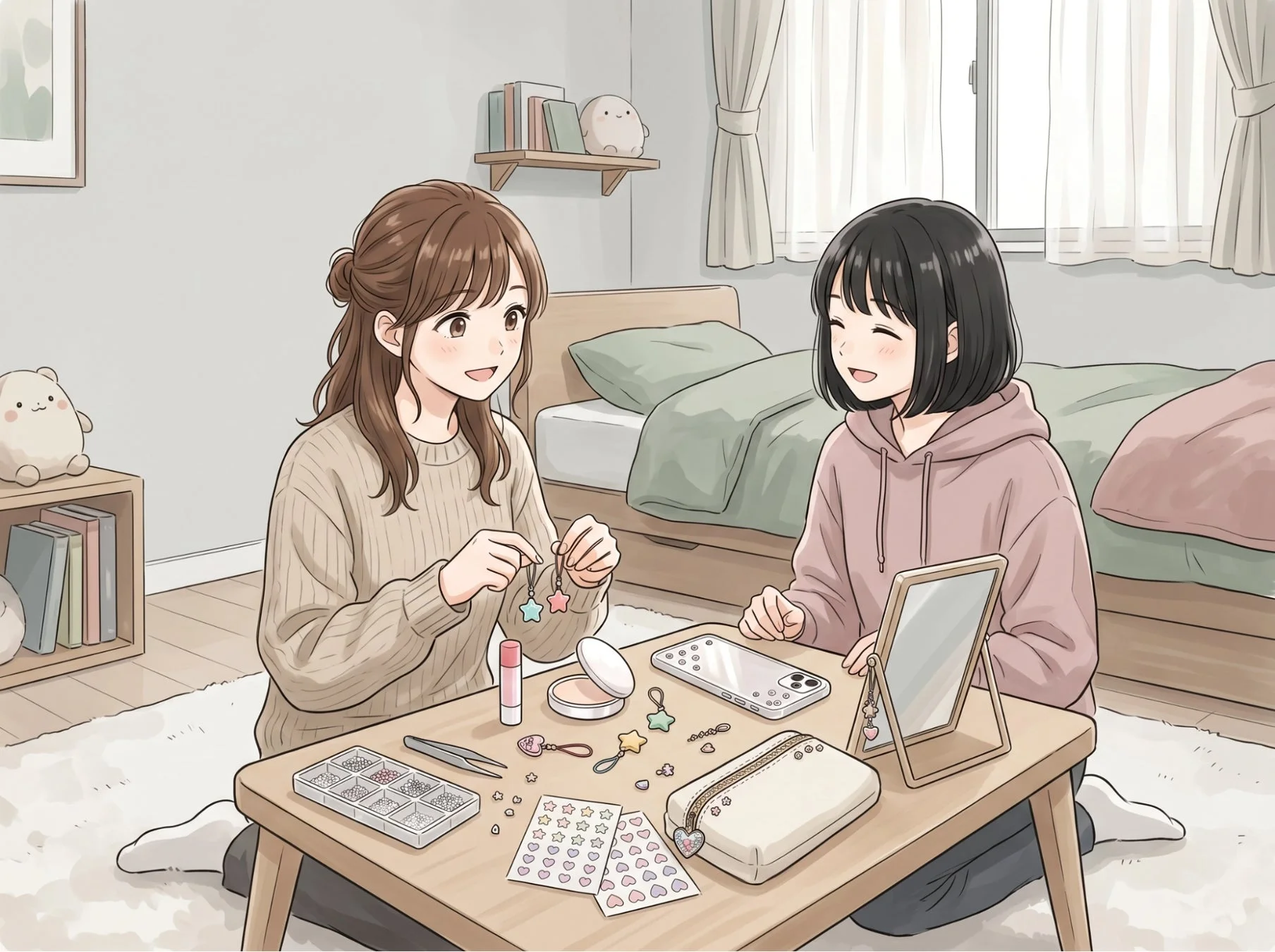 推しモチーフデコ