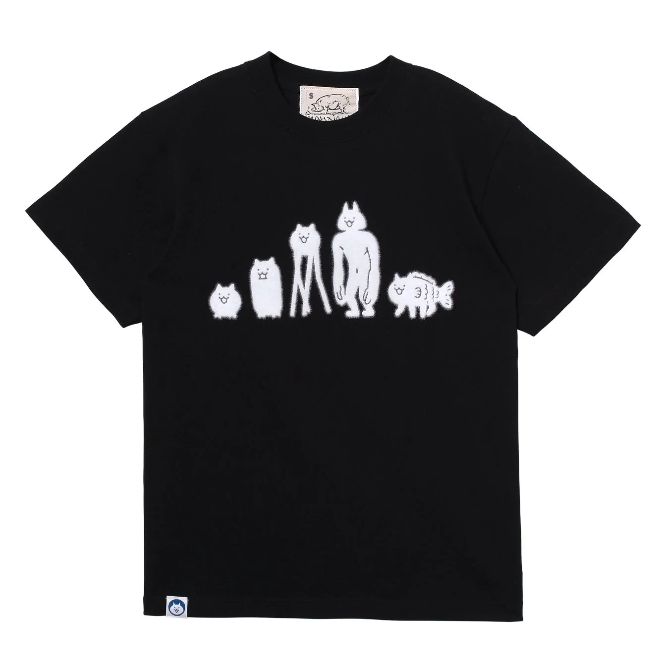 beanxious フロッキーTEE ちび集合(黒)