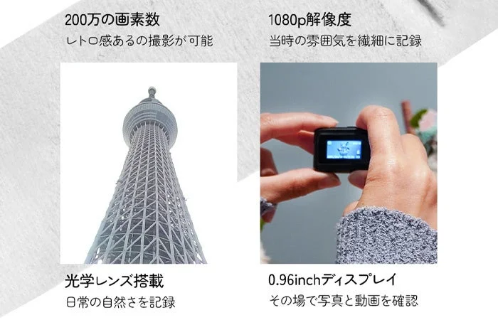 レトロ感ある撮影が可能なラフミニカメラ