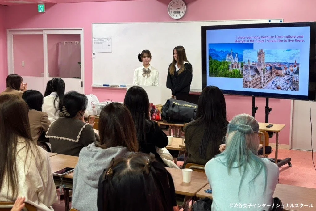 渋谷女子インターナショナルスクールの授業風景