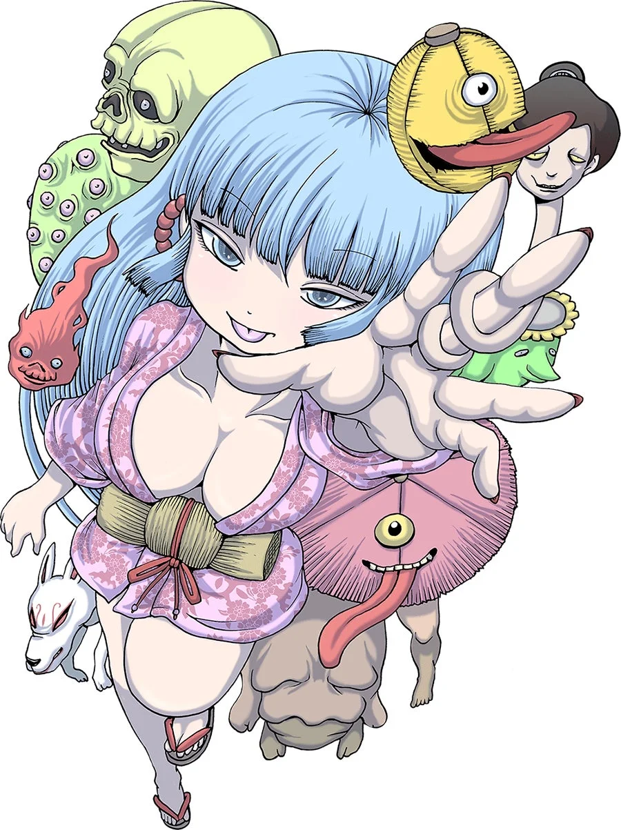押切蓮介×MANDARAKE コラボ 妖怪イラスト