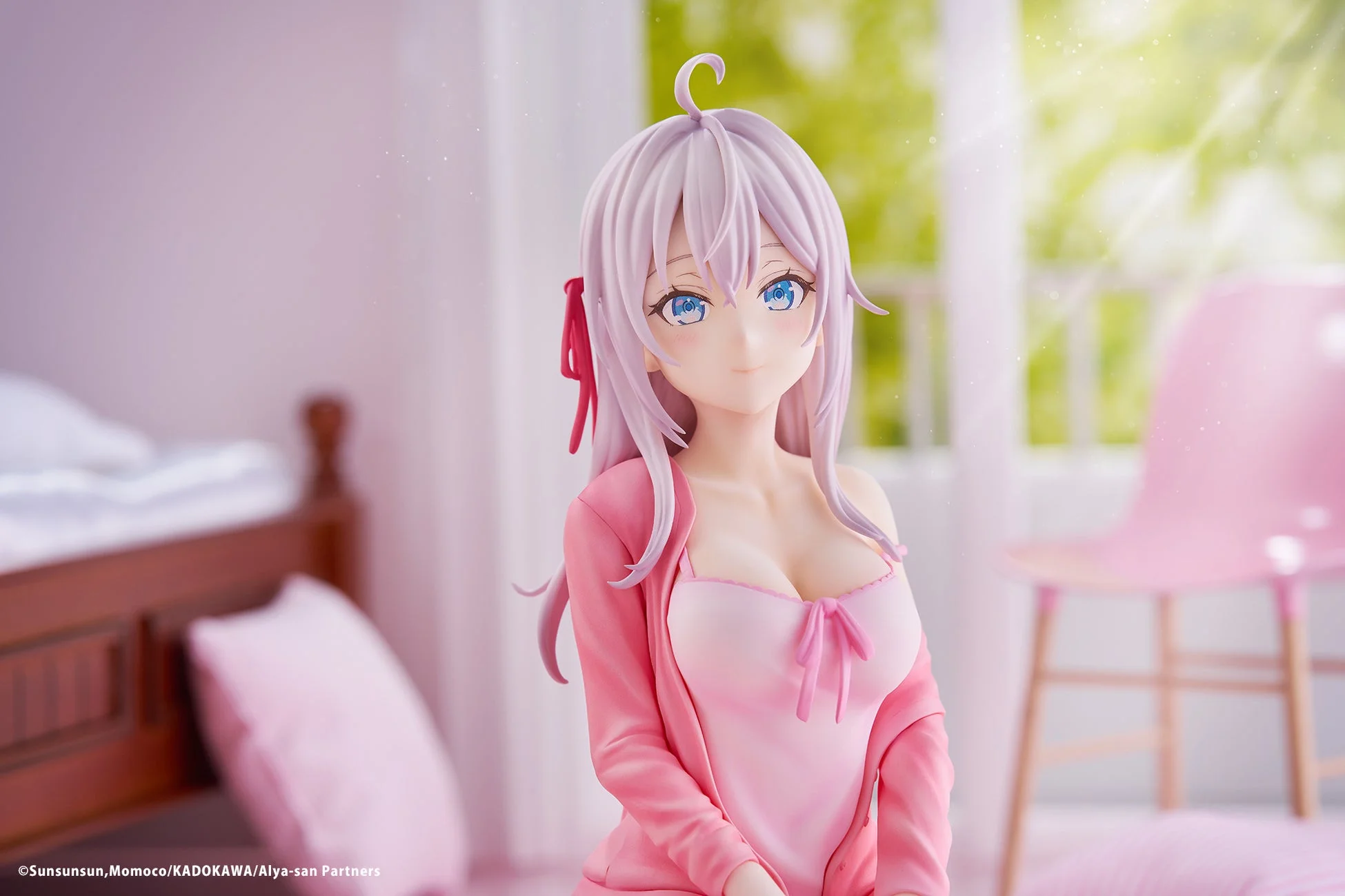 頬を赤く染めたアリサ・ミハイロヴナ・九条