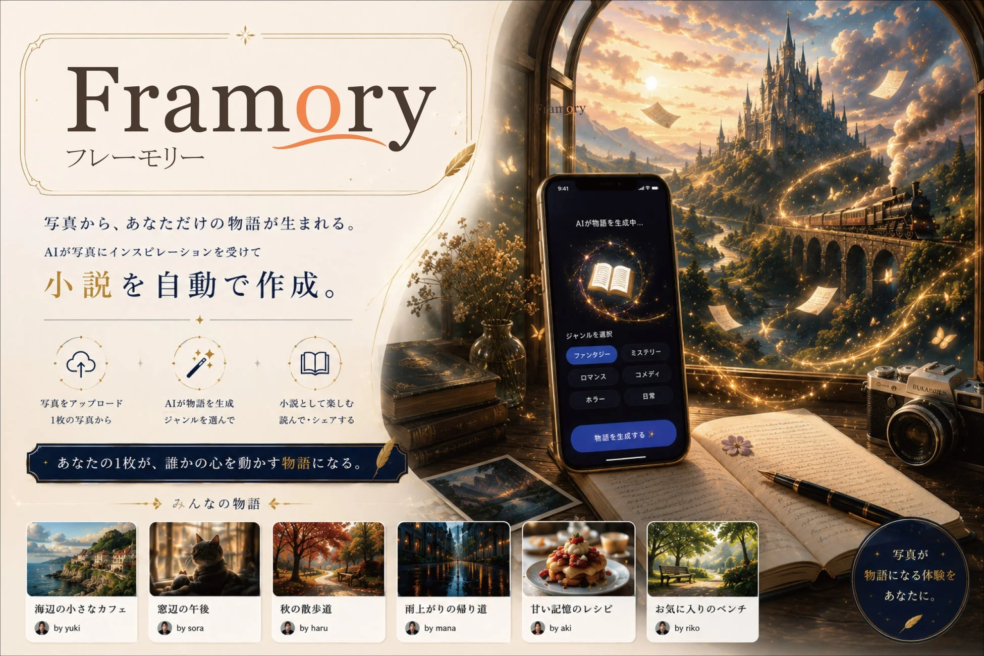 Framoryのメインビジュアル