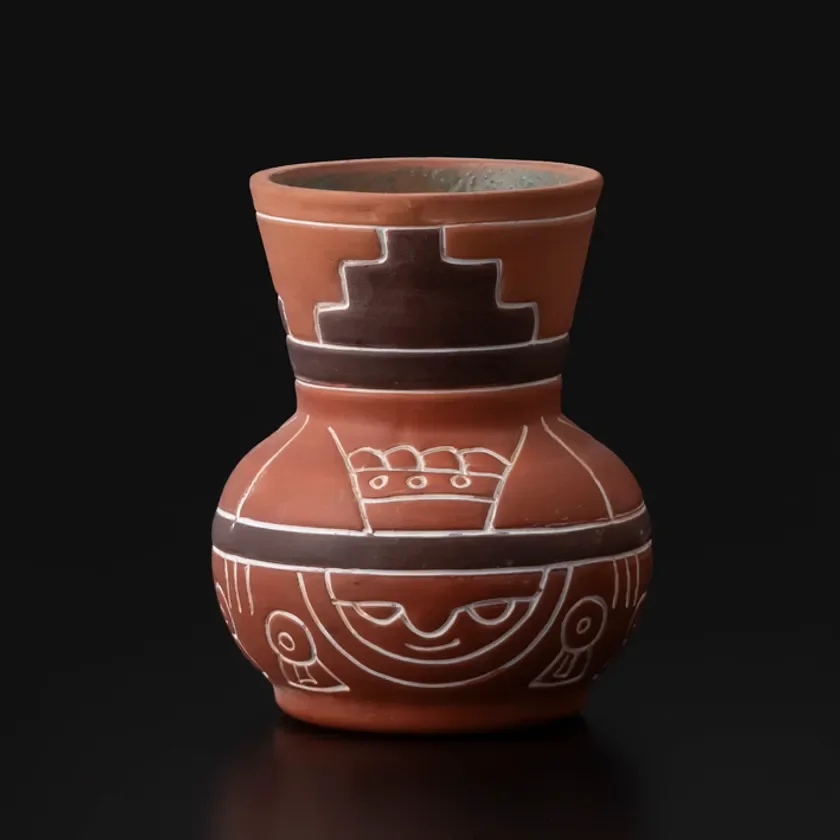 メキシコの広口壺