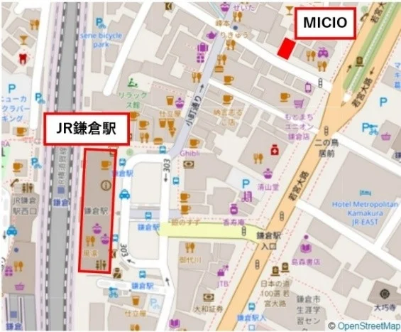 MICIO店舗地図