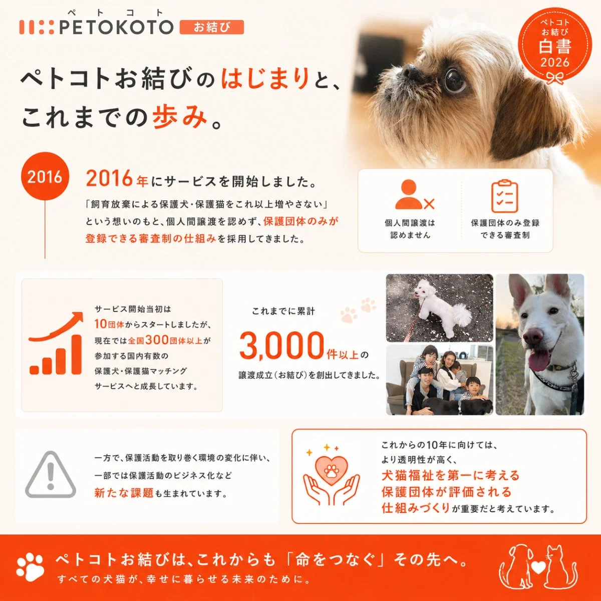 ペトコトお結びの歩み