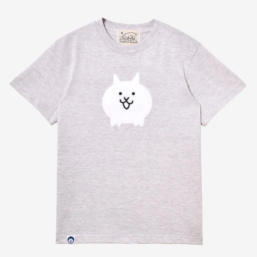 beanxious フロッキーTEE ネコ(グレー)
