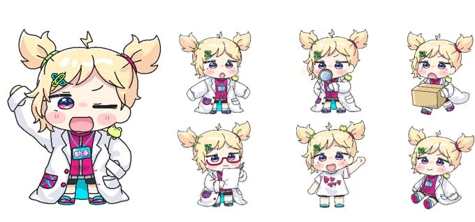 宝田みっけ キャラクターイラスト