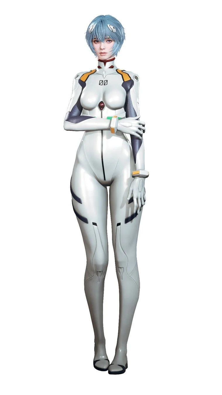 綾波レイをイメージした女性継承者用スキン