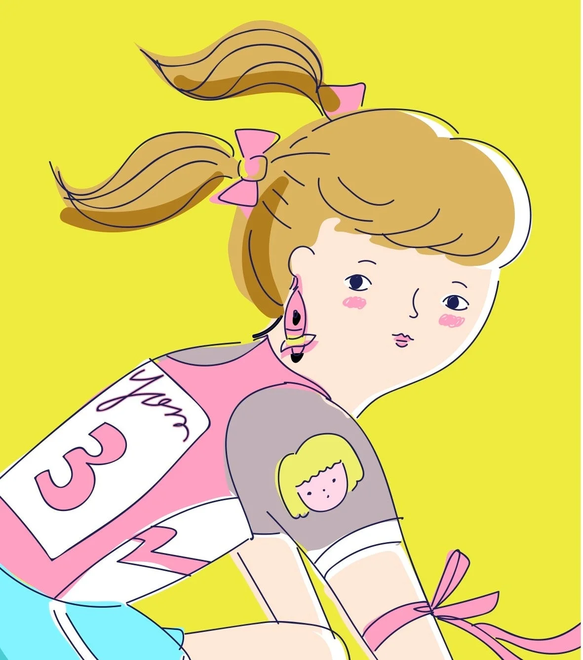 若林夏氏のイラスト