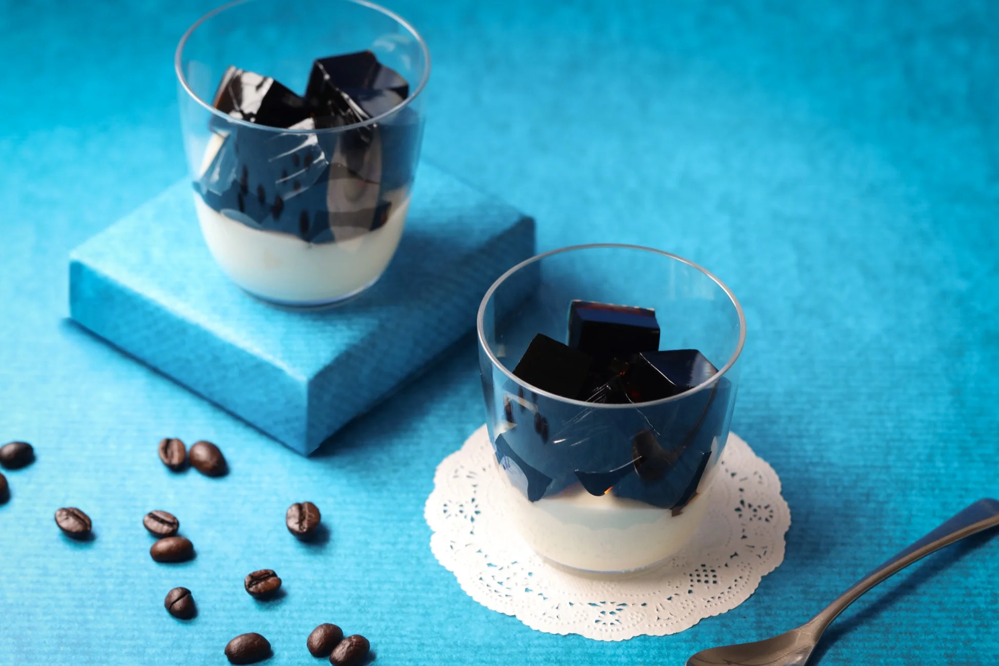 炭焼コーヒーゼリー＆パンナコッタ
