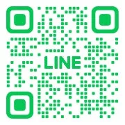 LINEアプリで読み取ることで友達追加やサービスへのアクセスができる緑色のQRコード