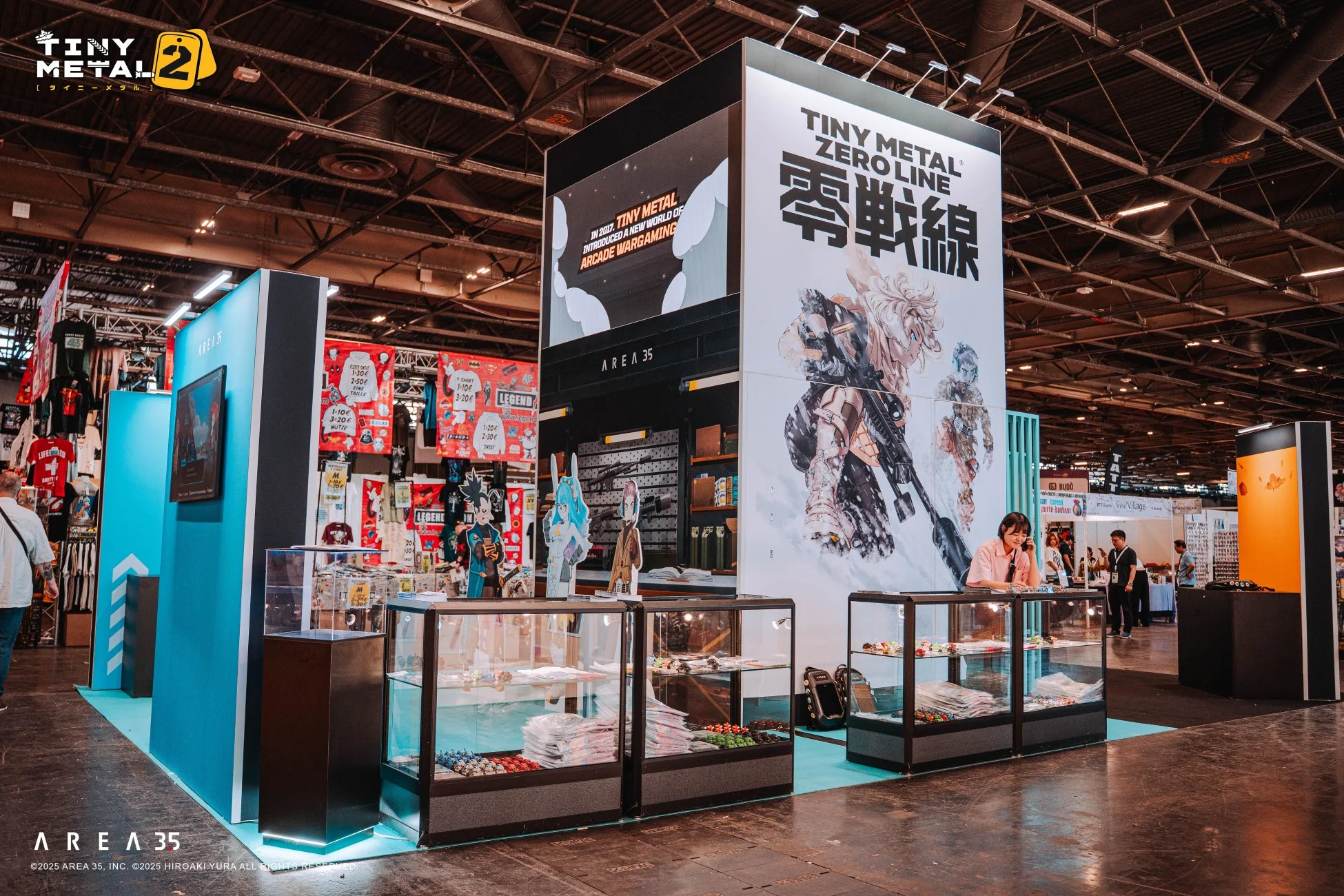 タイニーメタルゼロラインの展示ブース