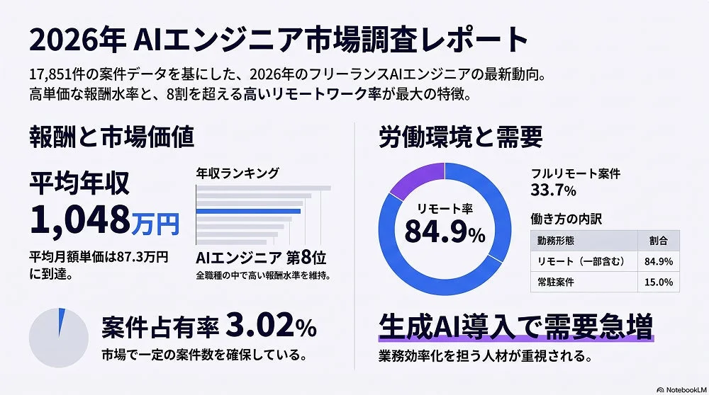 2026年 AIエンジニア市場調査レポート