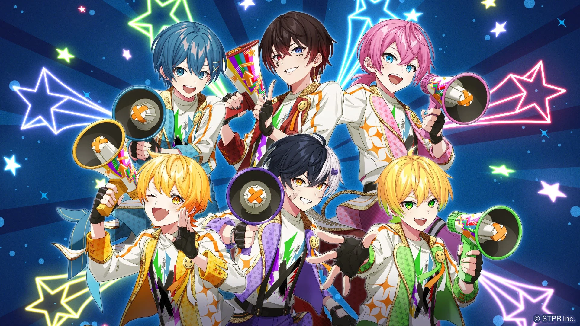 AMPTAKxCOLORSメンバーイラスト