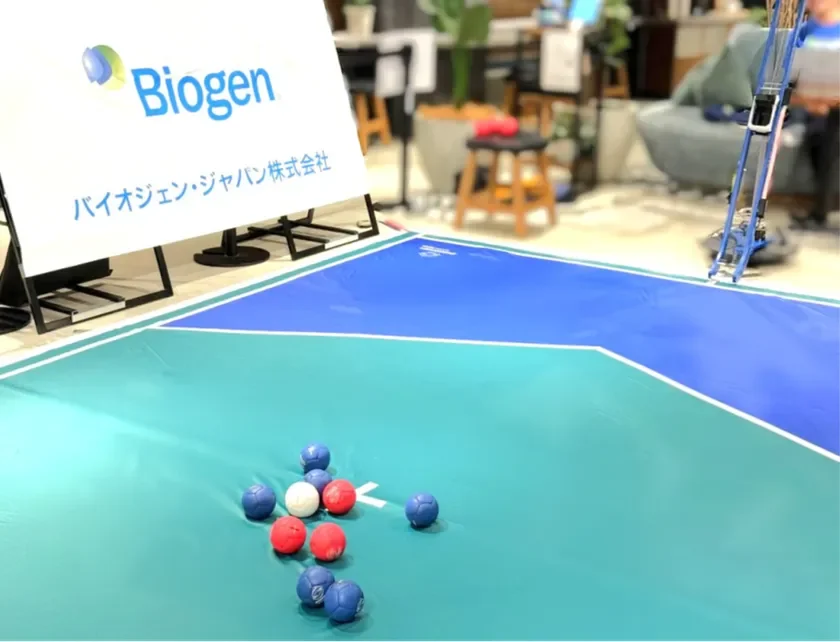 オンラインボッチャ競技の様子